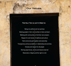 Our Values page